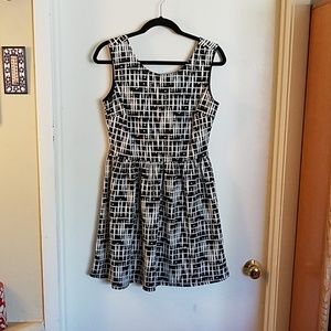 Black and white dress